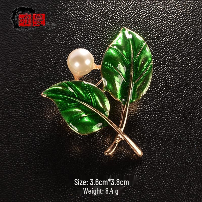 Mori Style Floral Brooch for Women's Cheongsam Suit - Creative Niche Design Corsage