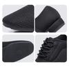 Herren Jungen Latin Modern Tango Tanzschuhe Mesh Atmungsaktiv Niedriger Absatz Rutschfeste Trainingstanzschuhe