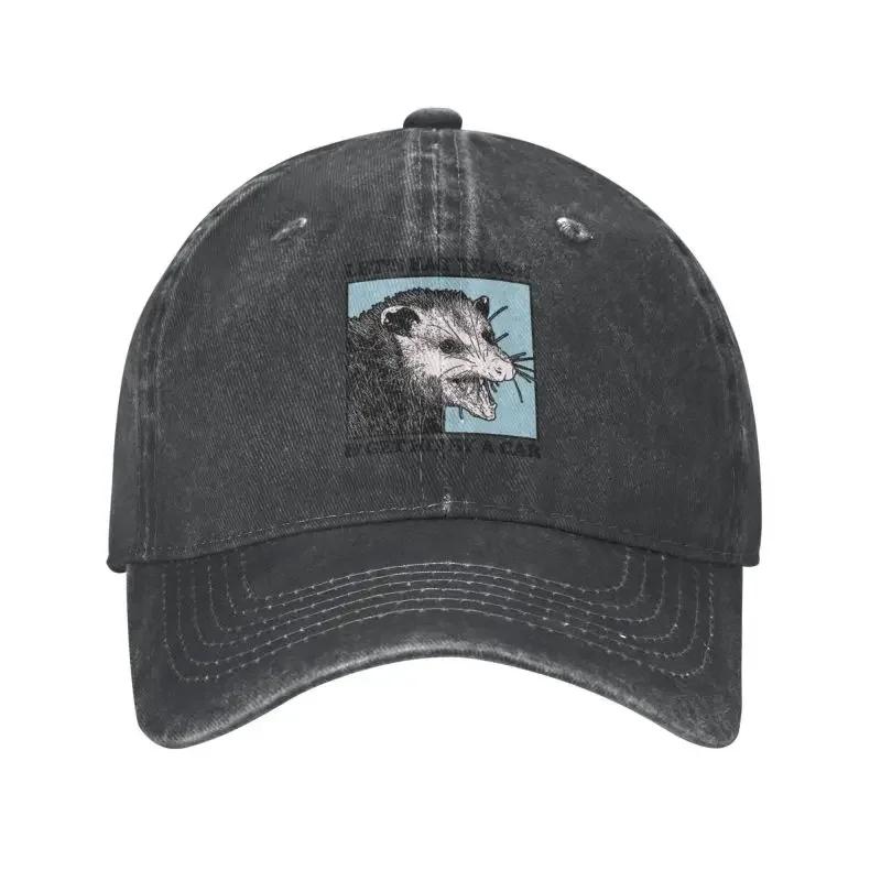 

Let s Eat Trash Get Hit By A Car Baseball Cap Hip Hop Women Men s Adjustable possum lovers Dad Hat Spring