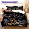 H260212ThunderCats Pattern Bedding,Quilt Set Quilt Cover Pillowcase Home Birthday Gift (1 * duvet cover + 2 * pillowcase, without core)