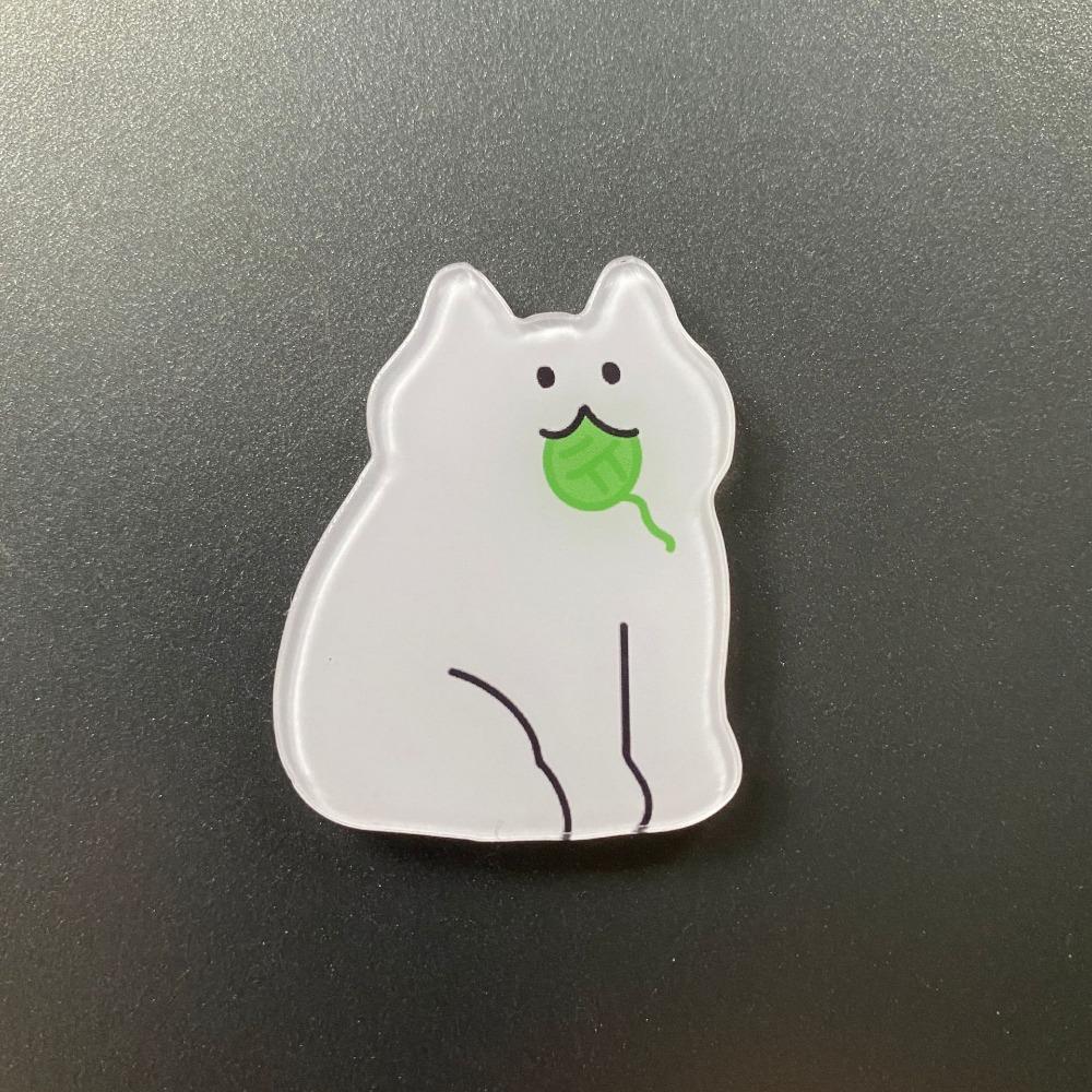 5pcs Cute Cat Refrigerator Magnets Cartoon Fridge Blackboard Whiteboard Photo Message Magnets Decorative