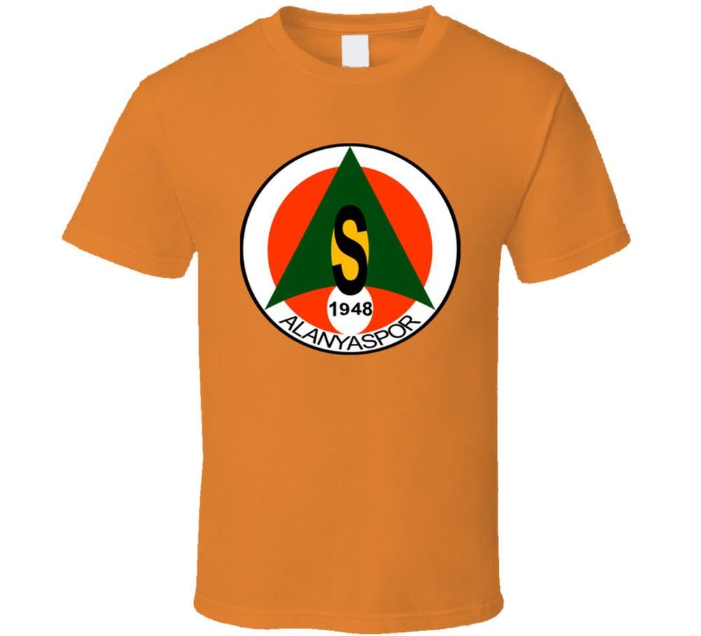 Аланьяспор Турецкая Футбольная Команда Футбольный Клуб Суперлига Турция Футболка Унисекс Футболка XXXXL