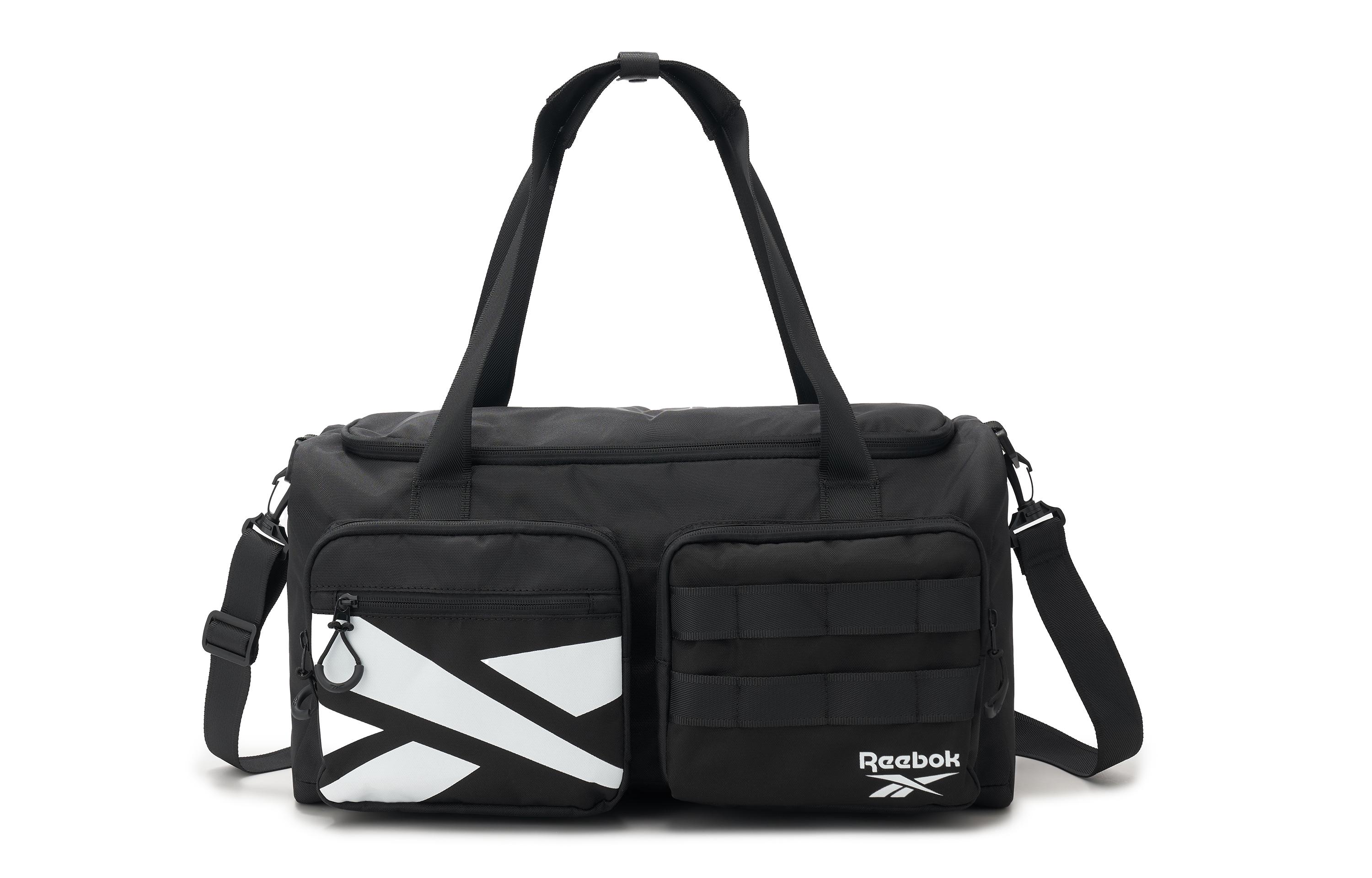 Reebok 23,7 л Тканевая дорожная сумка Унисекс Черный RB250037M