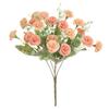 Artificial Flowers Silk Embroidered Ball Home Festival Party Room Vase Table Wedding WreathAutumn Decora Bridal Bouquet Diy Gift