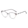 New ultra-light fashion cat eye reading glasses women's temperament shows the young and the elderly high definition anti-blue reading mirror