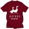 Lustiges satirisches Marken-T-Shirt GUSSI Ga Ga Ga T-Shirt für Paare, passende Tops als Geschenk