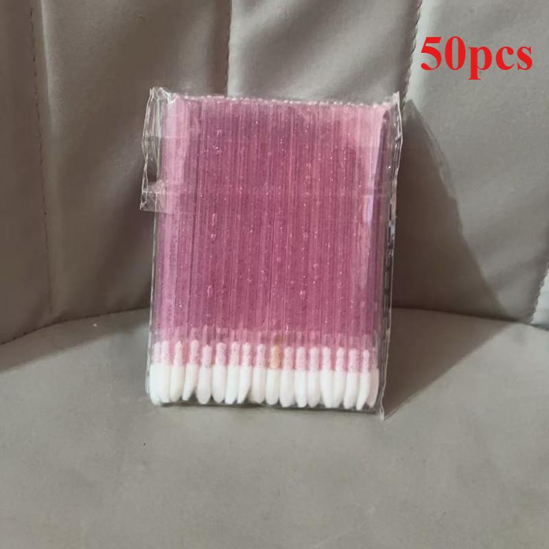 

50PCS Multifunctional Lip Stick Applicator BrushLipstick Brush is suitable fornormalskinodorless eyelash extension cosmetic tool
