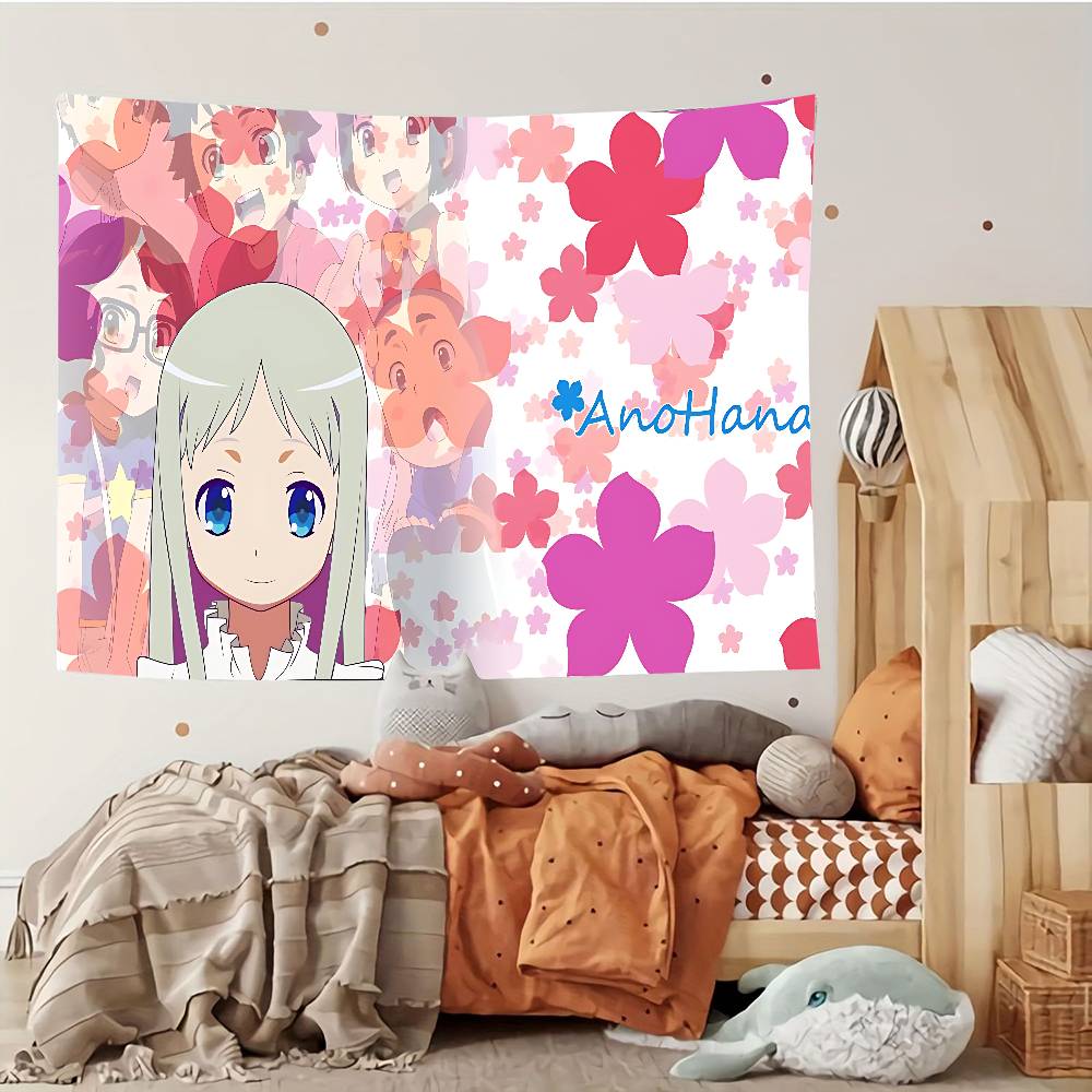 Anohana The FlowerWeSawThat Day Tapestry Customizable Tapestries Of Various Styleswall Hangings Celebrity Photo Printing