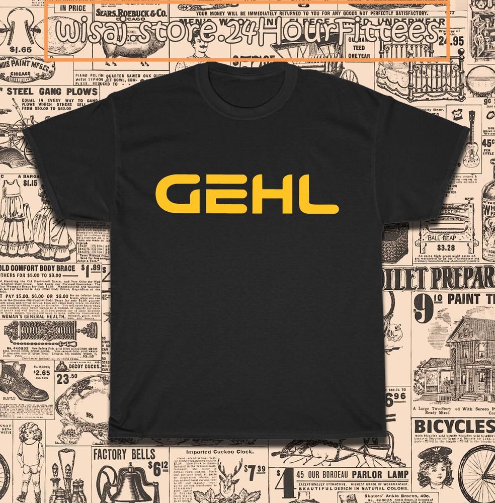 New Gehl Construction Equipment Logo Men039s TShirt American Size S5XL TShirt Unisex T-Shirt L