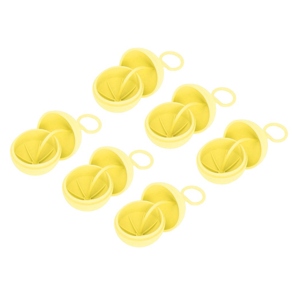 6PCS Reusable Water Balloons with Carrying Ring Silicone Quick Fill Self Sealing Summer Water Splash Ball Toys for