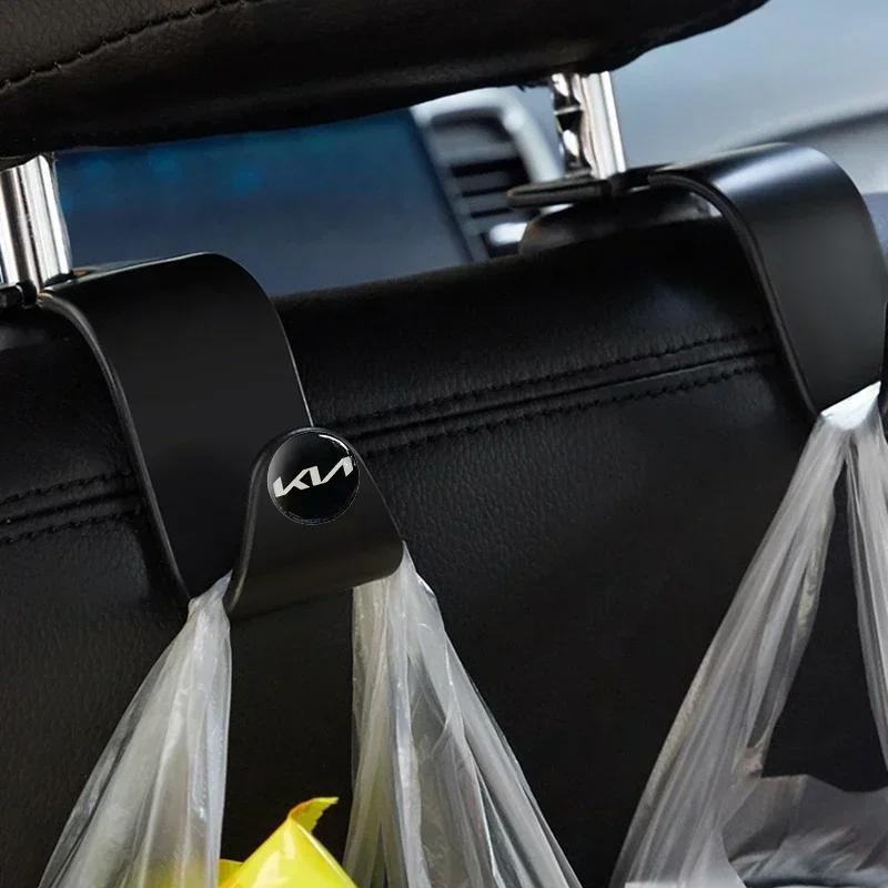 ABS Car Seat Back Hook Headrest Organizer for KIA Rio Pregio Soul Cd5 Soluto Kx3 K3 K5 Optima Cerato Sedona Forte Niro SportageSB2