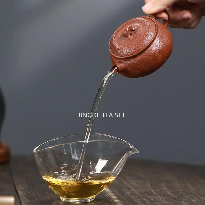 100ml High Grade Yixing Handmade Purple Clay Teapot Small Capacity Tea Pot Tea Infuser Kettle Chinese Zisha Tea Set Collection
