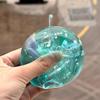 1 Pièce Balle Anti-Stress Pommes Océan Bleu Jouets Fidget Pour Adultes Enfants Anxiété Montée Lente Jouets Sensoriels Pour Autisme TDAH Relax Cadeau