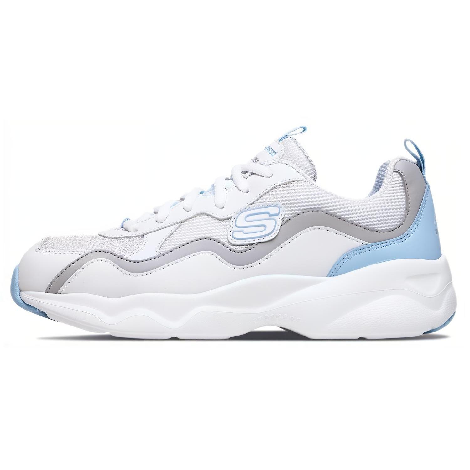 (WMNS) Skechers DLites Airy White Blue Women s 88888201-WLGB EU 38