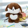 Zaino Peluche Kawaii Volpe Capibara TreasuringU Borsa a Spalla con Animali Cartoni Animati Carini per Ragazze Regali di Natale