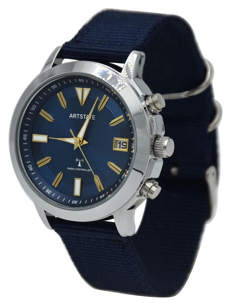 [Artstate AS3207B] Herren Funkarmbanduhr, Business, Beliebt, Modemarke, Wasserdicht, Geschenk, Funkgesteuerte Uhr, Lange Lebensdauer