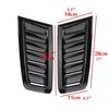 2X Engine Hood Vent For BMW E60 E90 E91 E92 E93 F30 F10 Louvers Air Scoop Bonnet Vent Cover Air Intake Cover Glossy Black