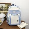 Oxford Backpack Fabric 16in Laptop Breathable Design For High Commute School
