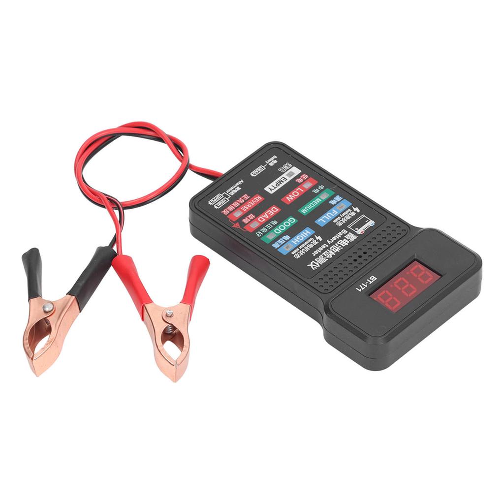 BT 171 Automotive Alternator Tester 12V Digital Auto Battery Analyzer for Truck Motorcycle SUV Boat