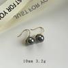 Pearl earrings women's niche unique earrings new earrings fashion commuter ear hooks high-end temperament earrings