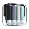 ECARLA - Set of Silicone Containers, Travel Bottles In Shades of Gray, 4x90 Ml