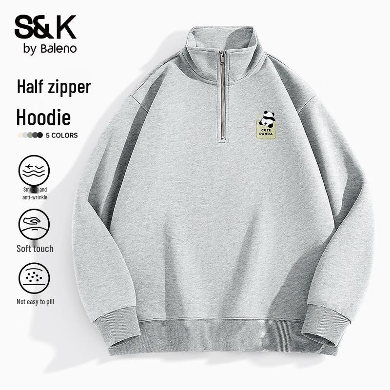 Baleno Men s S&K Series Stand-Collar Casual Sweatshirt 2XL