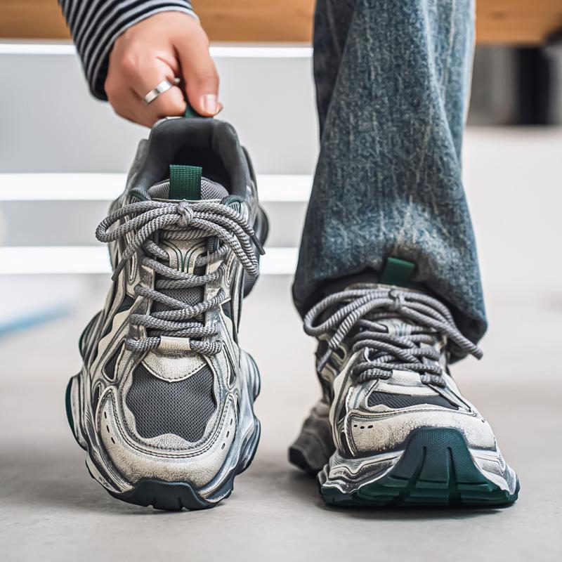 Chaussures Homme Putian 2026 Tendance Sportive Jeunesse Marque Course à Pied Loisir Antidérapant Résistant à l'Usure Augmentant la Taille Papa