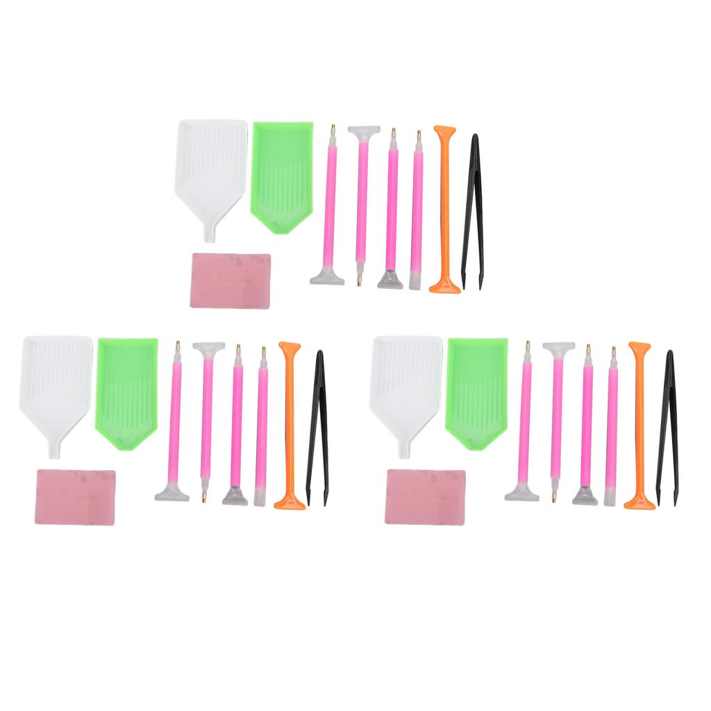 Diamond Painting Tool Diamond Rhinestone Painting Point Drill Pen with Tweezers for Beginner Set of