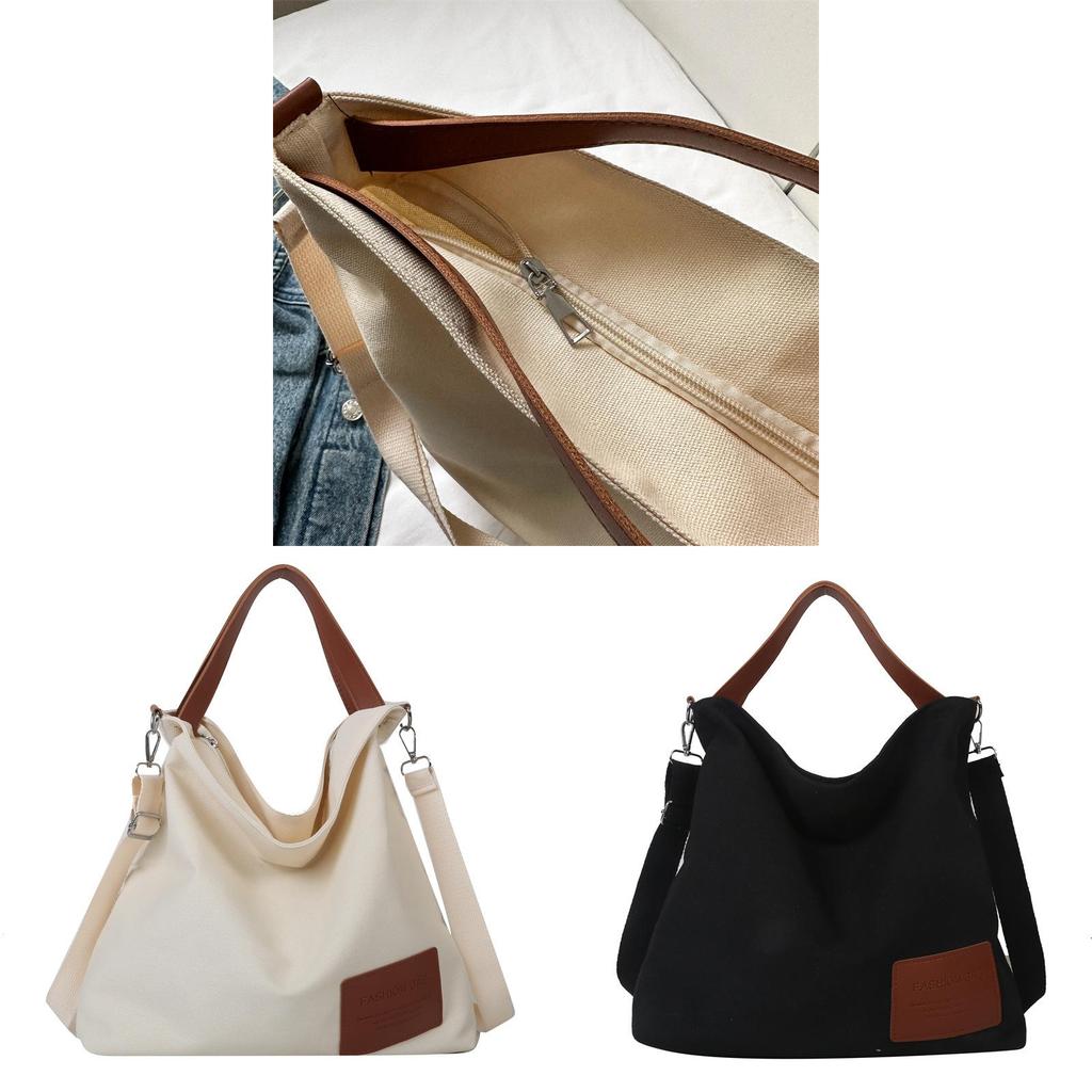 Womens Canvas Handbag Big Size Casual Designer For College And Work