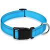 Adjustable Reflective Dog Collar Nylon Safety Pet Traction Rope Strap for Small To Medium-Sized Pets