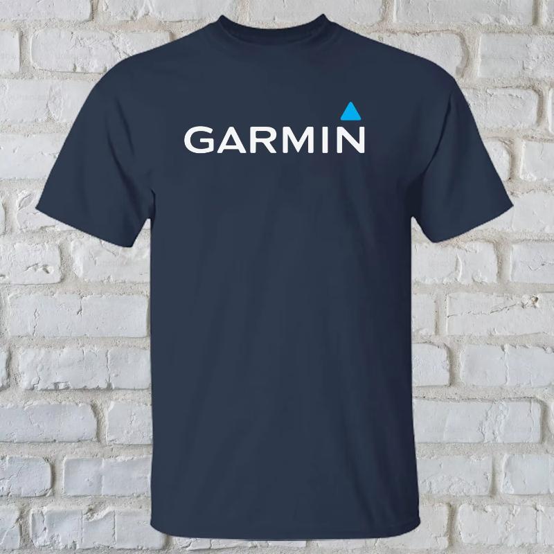 Pánské dámské tričko s GPS navigačním systémem GARMIN s krátkým rukávem bavlněné tričko vintage letní topy trendy značkové tričko pánské oblečení