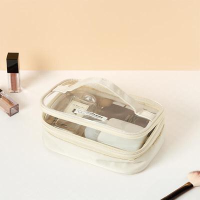 2-tier Transparent Makeup Pouch (37003287)