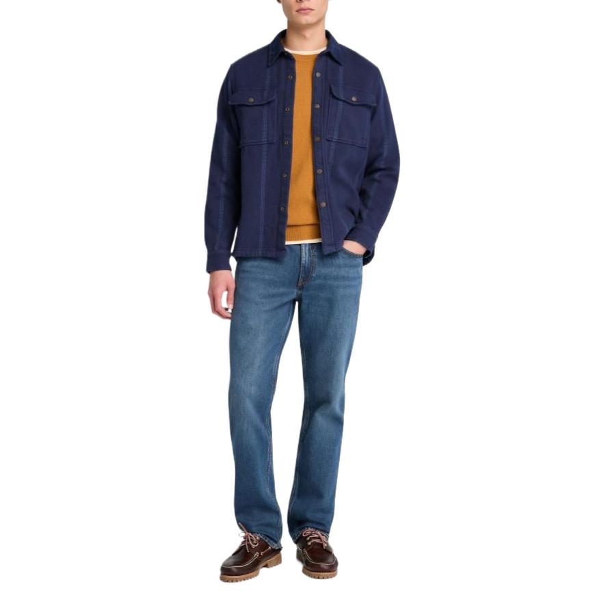 Timberland Einfarbiges Polohemd mit Kragen, Langarm, Locker, Atmungsaktiv, Jacke Herrenjacken TB0A6N734511