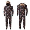Christmas Hooded Jumpsuit Pajamas Elk Loungewear Outfits, Family Xmas  Matching Sets