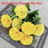 Handcrafted Silk Carnation Artificial Flowers Wedding Decor Photography Props