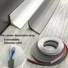 1PC 1m/2m Ceiling Corner Line Wall Trim Strip Self-adhesive Skirting Decor Line Home Wall Anticollision Molding Line DIY