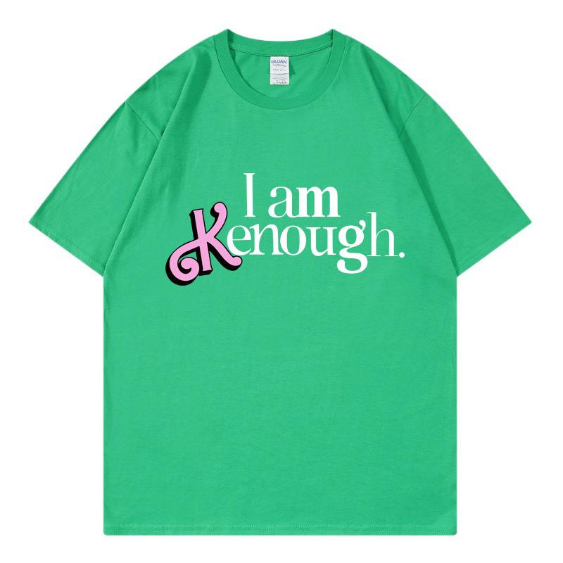 Letter Print Short Sleeve Loose Cotton Top Comfortable T-Shirts Women’s