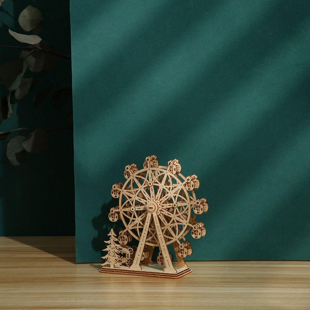 Ferris Wheel 3D Rotatable Ferris Wheel Assembly Toy  Children Gifts