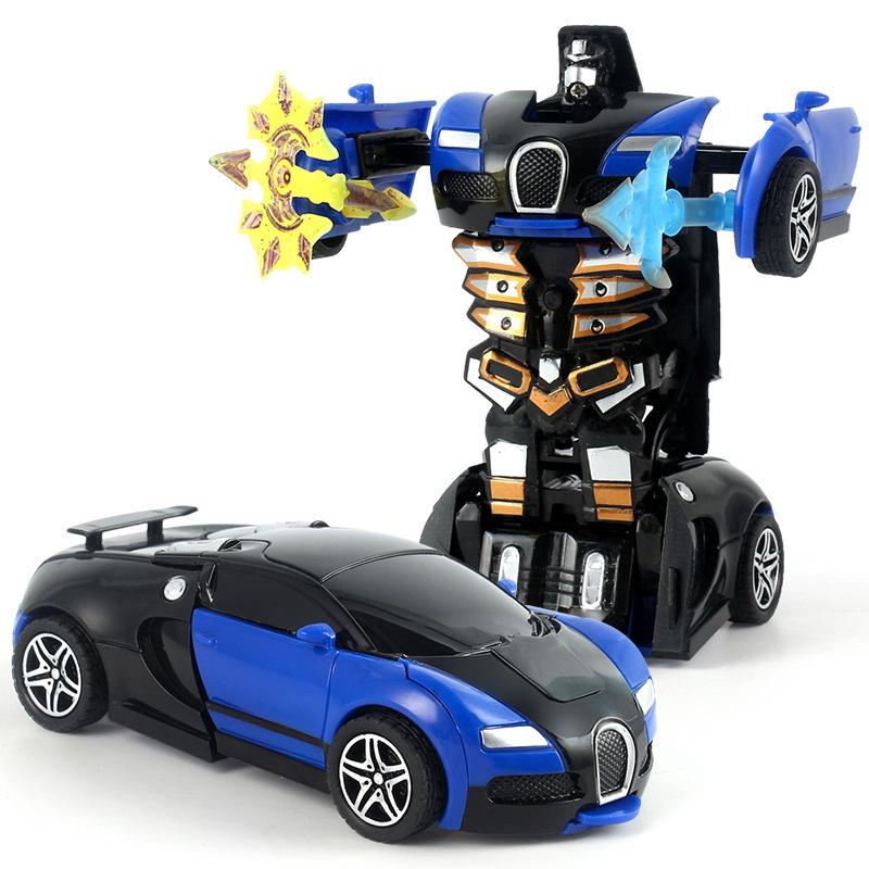 Children's Transforming Robot Car Toy - Educational Gift for Kindergarten