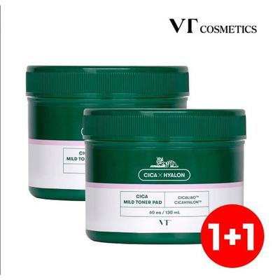 60 VT Cica Mild Toner Pads 1+1