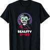 Reality Sucks Sarcasm Cute Goth Vampire Funny Dracula Pun T-Shirt