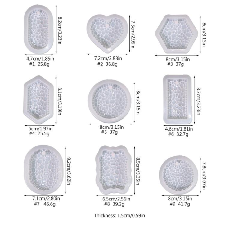 Diamonds Listing Mold Resin Epoxy Silicone Mold Jewelry Casting DIY Crafts