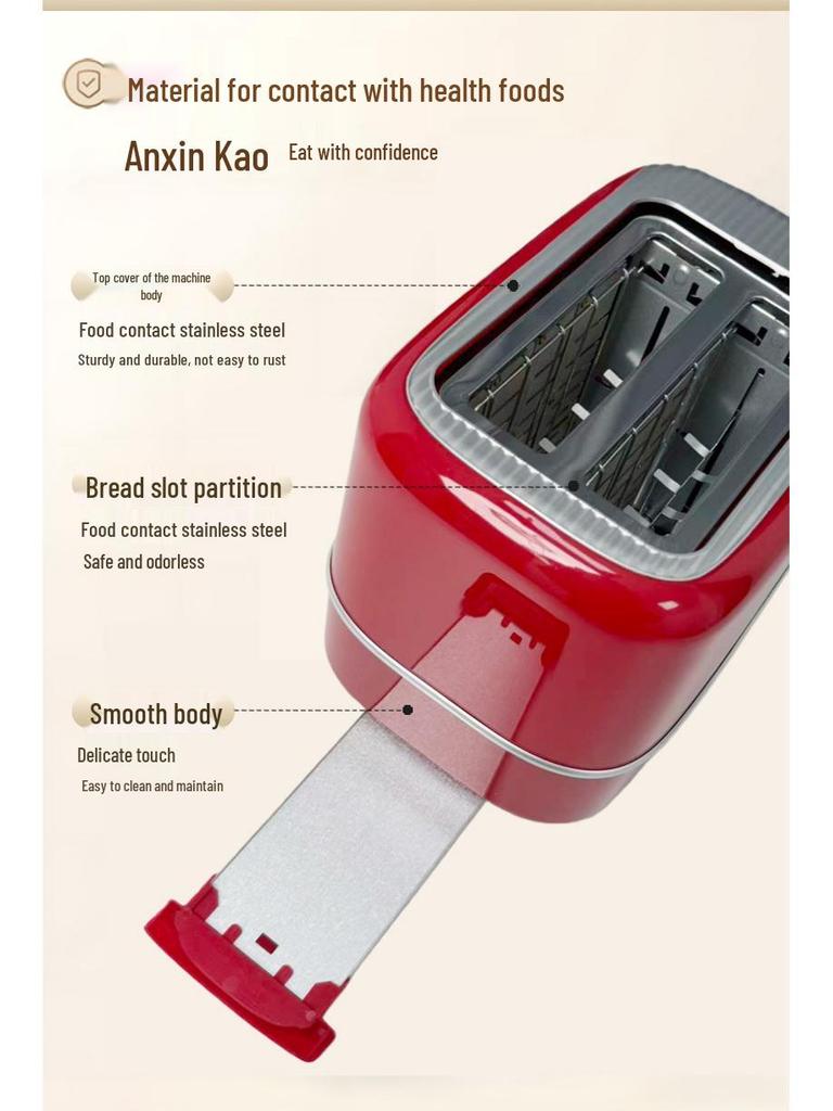Automatic Toaster and Sandwich Maker for Easy Breakfasts