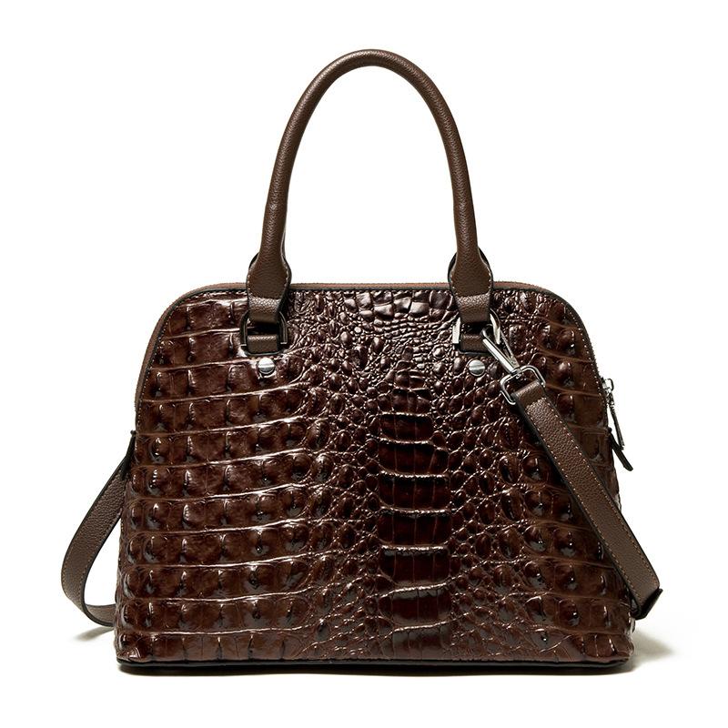 

Сумки из искусственной кожи крокодила с верхней ручкой для женщин, сумка-мессенджер, женственные сумки через плечо, мода