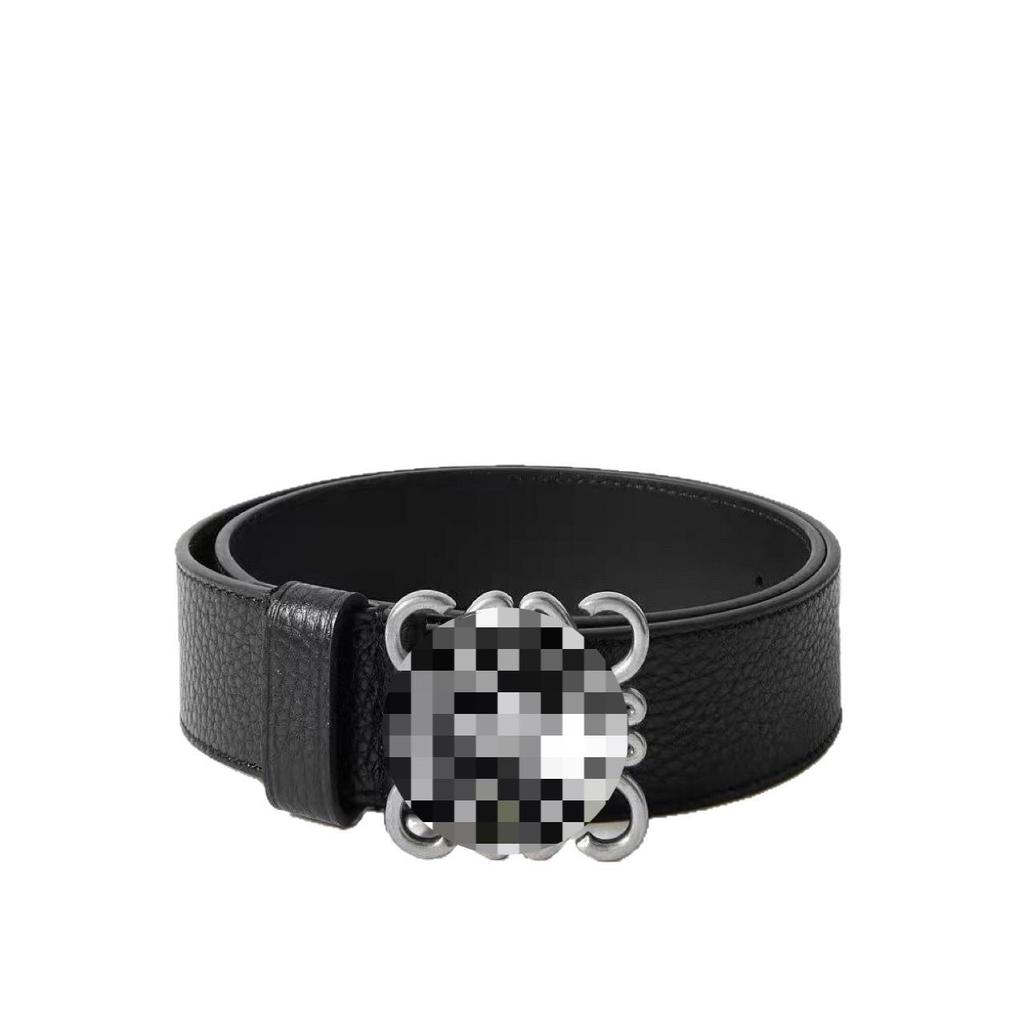 Luxury Cowhide Reversible 3.8cm Genuine Leather Belt for Versatile Business Casual Wear