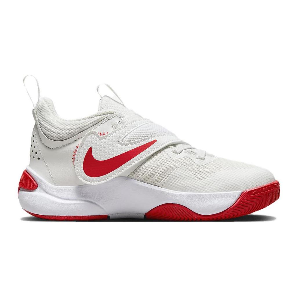 Nike Team Hustle D11 Summit White Track Red PS DV8994-102