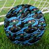 Demon Slayer Print Size 5 Soccer Ball, Standard Match Football for Sports Game and Team Practice, Ideal Gift for Soccer Fans