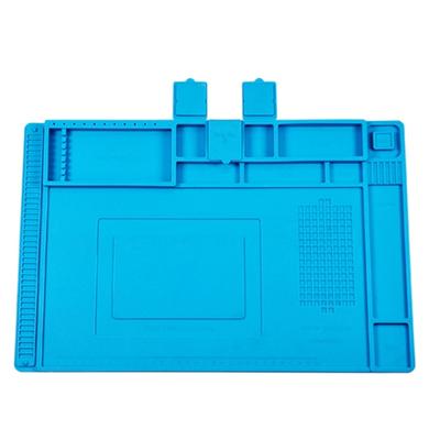 High-temperature Resistant Silicone Table Mat Phone Repair Workbench Anti-static Belt Magnetic Part Suction Desk Mat