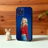 Actor J-Jennifer L-Lawrence Phone Case For iPhone17,16,15,14,13,12,Plus,Pro Max, 5G Others Soft Black Cover
