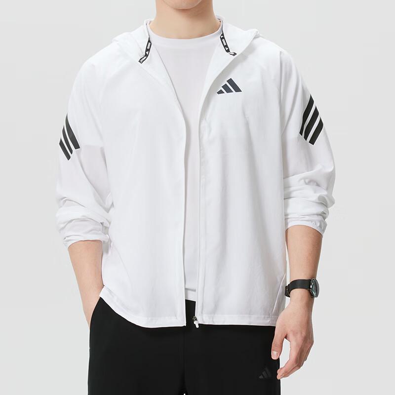 Adidas Men s Running Woven Hooded Jacket KQ8061 XL